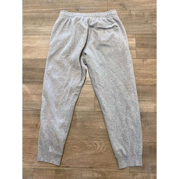 Nike Club Fleece Jogger Mens M Gray Pocket Sweatpants  CJ1616-063 Cuffed - Picture 8 of 9